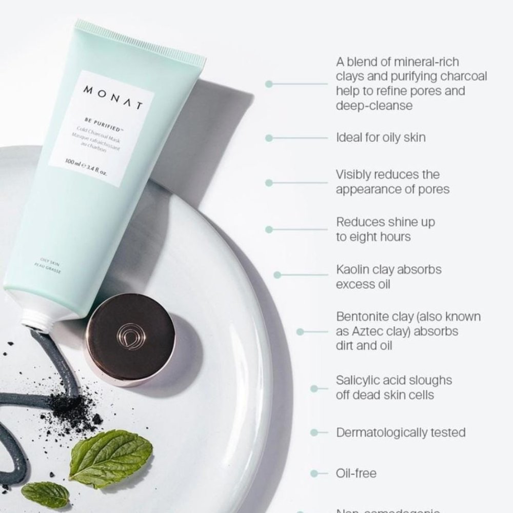 Monat Be Purified Cold Charcoal Mask - Picture 2 of 6